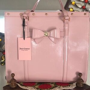 NWT Juicy Couture For The Girls Pink Diamond Tote